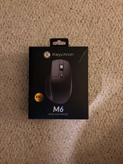 NEW Keychron M6 8K Ultra Silent Wireless Mouse – M6S-A23