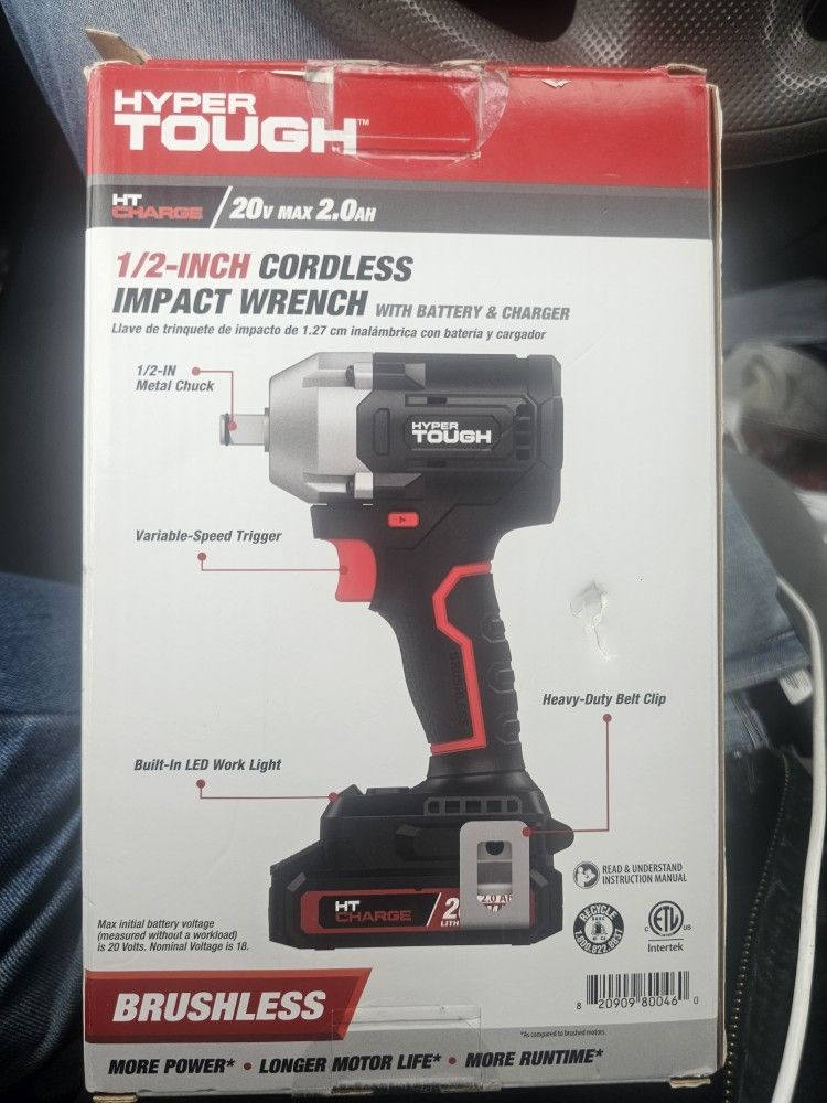 BRAND NEW Impact Wrench, Cordless