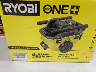 RYOBI ONE+ 18V Cordless 6 Gal. Wet Dry Vacuum (Tool Only)