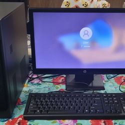 HP 110 DESKTOP COMPUTER CPU G 2020T 2.50 GHZ  RAM 16GB SSD  1TB Wind. 10 HOME