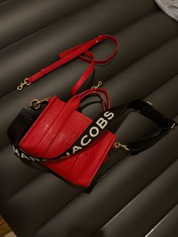 Marc Jacobs Medium The Tote Bag Red Leather