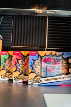 Pokémon Ascended Heroes Mega ex Boxes - Meganium, Emboar & Feraligatr