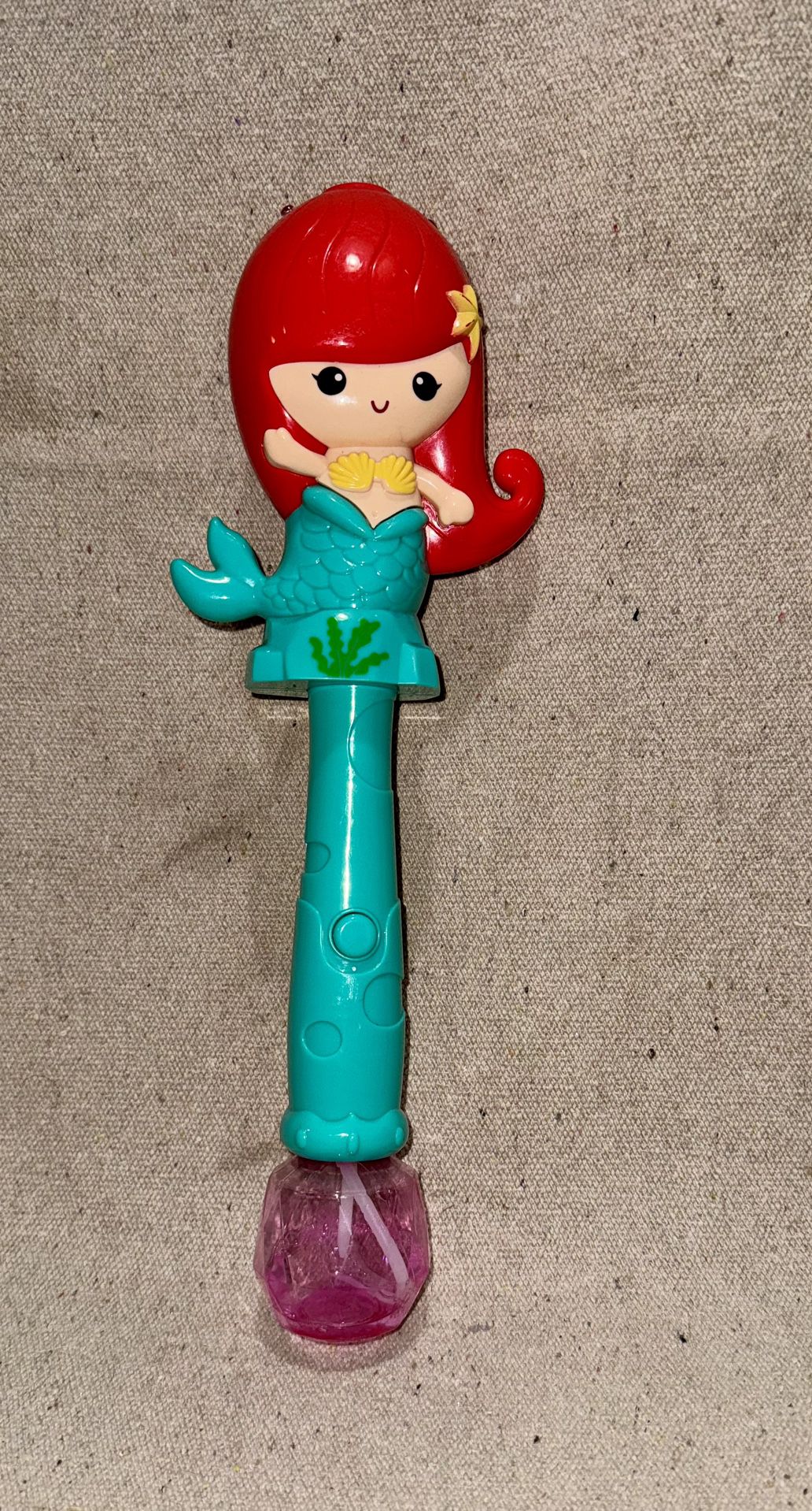 Disney Mermaid  Wand Bubble Blower with Light and Music 