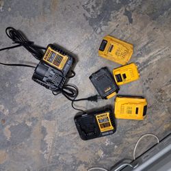 DEWALT CHARGER AN BATTERIES 