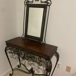 Table With Mirror