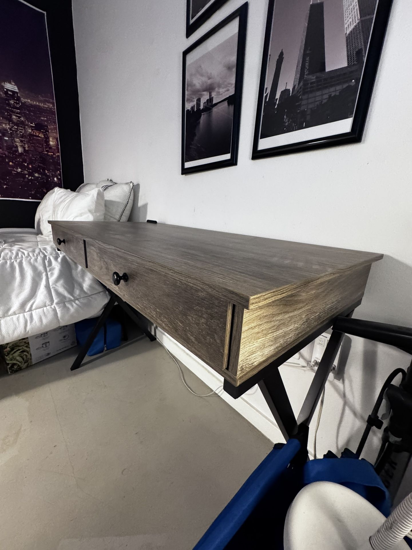 Home Office Desk | Rustic Finish