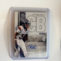 2024-2025 Topps Signature Class Kris Abrams-Draines Autographed Rookie Card