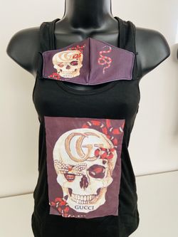 Tank top with mask