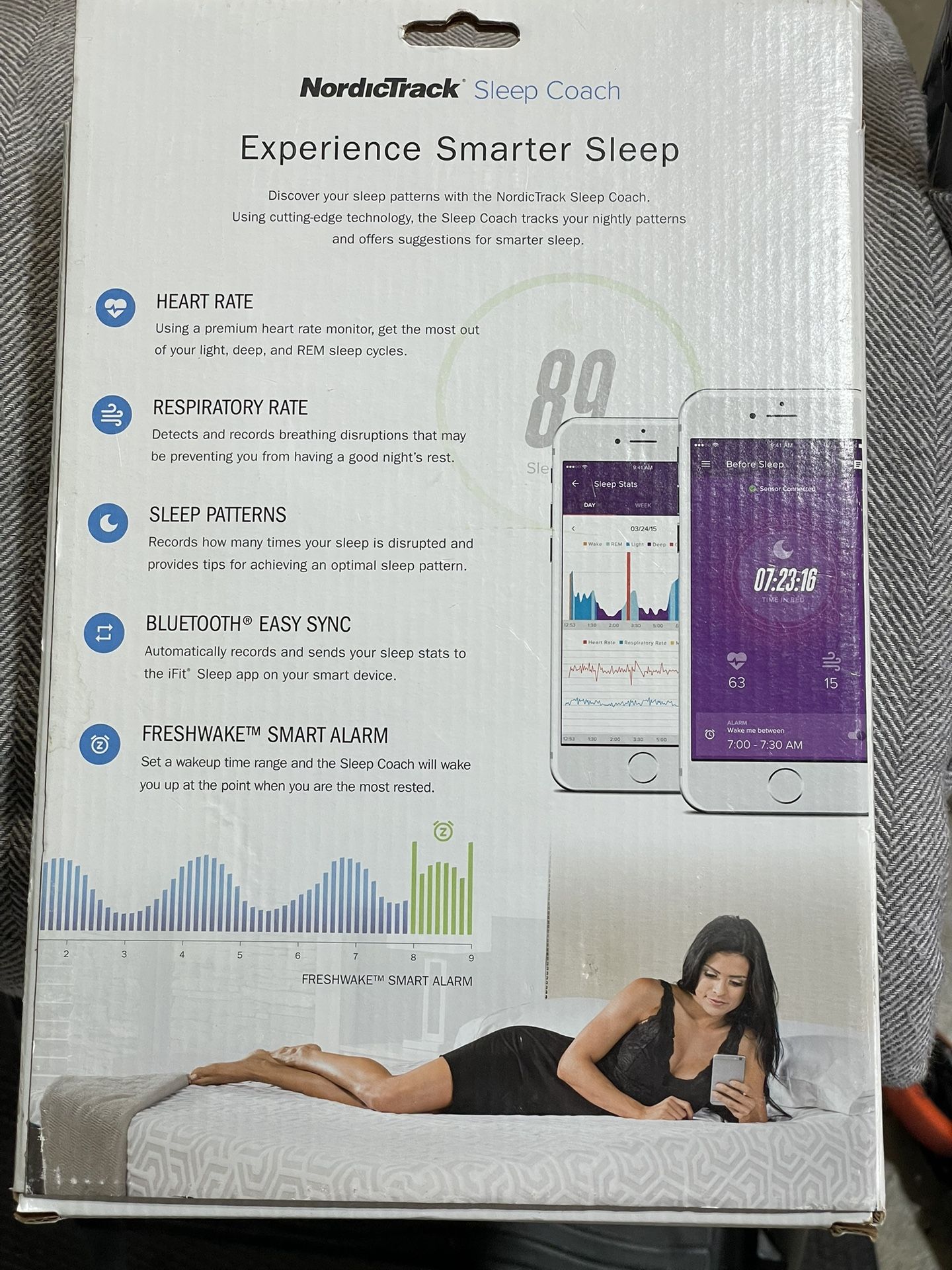 Nordic Track Sleep Coach Sleep Sensor Sleep Aid