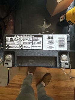 Duralast battery motorcycle model etx20l