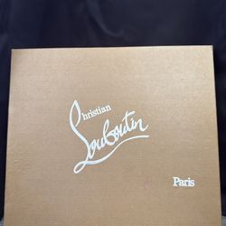 Christian Louboutin Tuctopen Red Bottom Platform Sandals Nude/Gold  RARE! 36.5