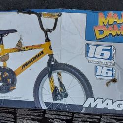This NEW 16" Kids Bike with Removable Trainimg wheels is brand New.