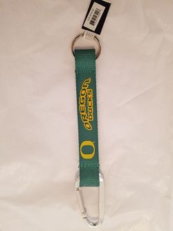 Oregon Ducks Lanyard Keychain