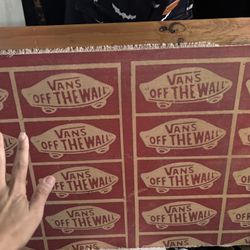 Retro Vans Sign