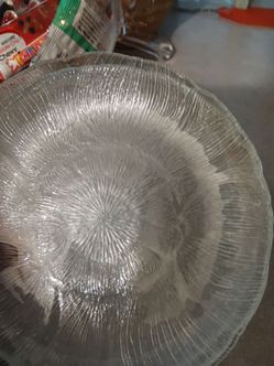 Arcoroc fleur clear glass 20th century
