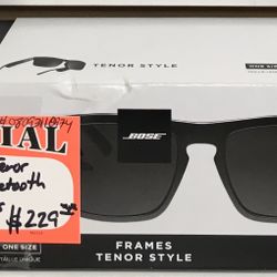 Bose Frames Tenor Rectangular Bluetooth Audio Sunglasses Brand New 