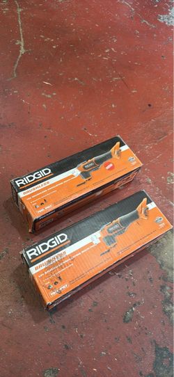 $130 each Ridgid 18 volt cordless multi-tool