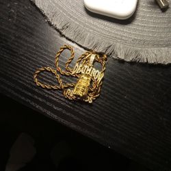 Death Row Chain 14k Plateded 