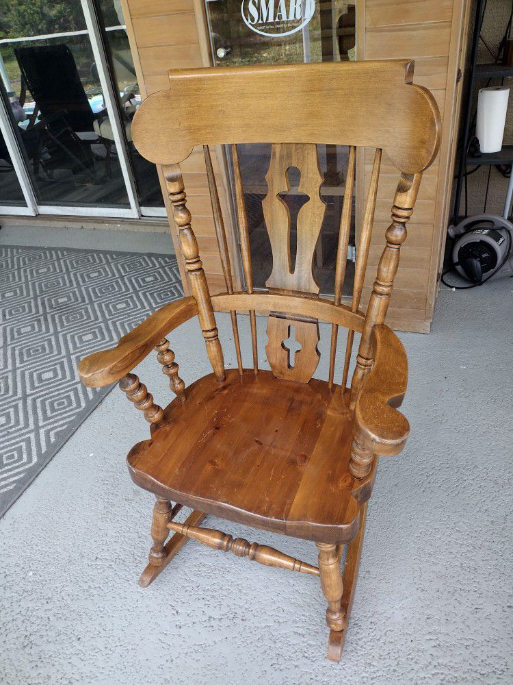 Solid Wood Rocking Chair from A. Lock and Co.