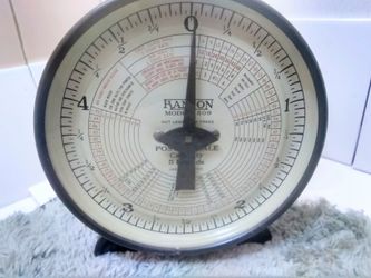 Antique Hanson 1509 postal scale weight capacity 5lbs