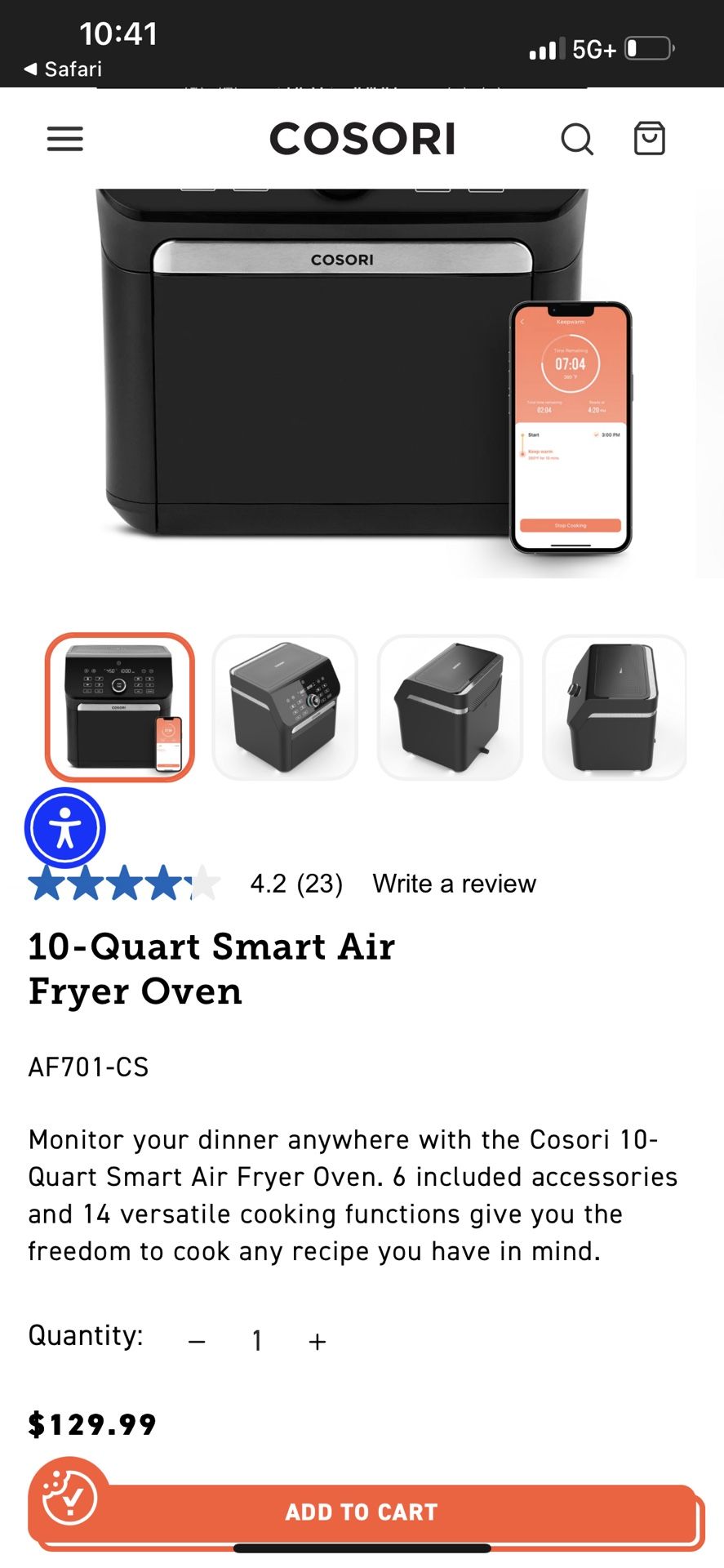 Air Fryer (used lightly)