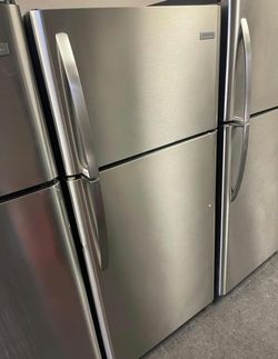 Frigidaire Top Freezer Refrigerator Stainless Steel