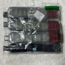 LED interior door, courtesy light door, panel, warning lights
