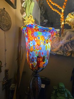 Vase lamp murano