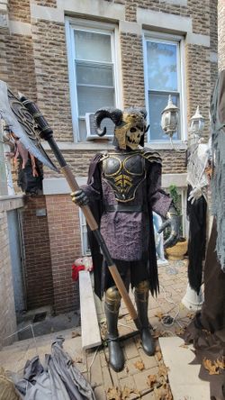 Grave Warrior Halloween Decor