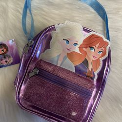 Disney Frozen Anna and  Elsa Girl's small Cross Body purse!