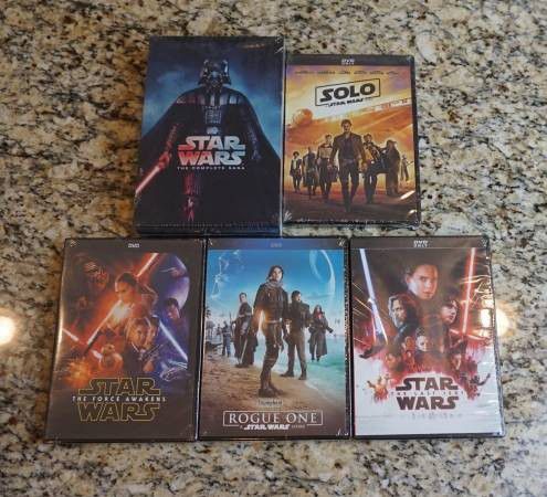 Star Wars DVD Complete Set 1-10 Collection NEW