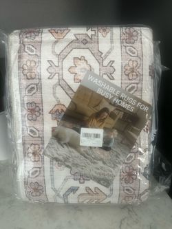 New 6X9 machine washable area rug