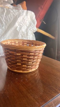 Small Woven Wicker Basket