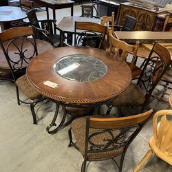 Round Dining Table and 4 Chairs (in Store)