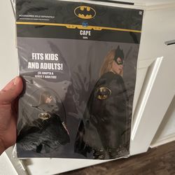 Bat Cape And Mask