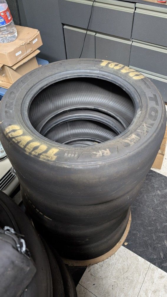 Used TOYO RR Race Drift Tires 225/50/15 