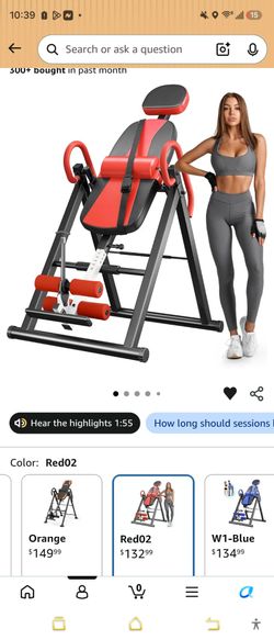 Red and Black Inversion Table