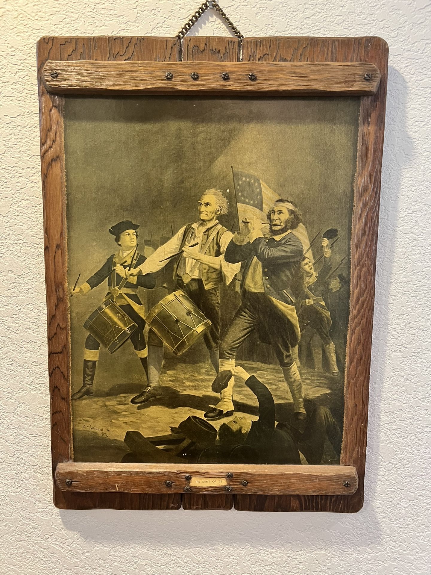 The Spirit of ‘76 -Rustic Art 26” x 18”