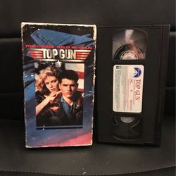 Top Gun Vhs Tape 