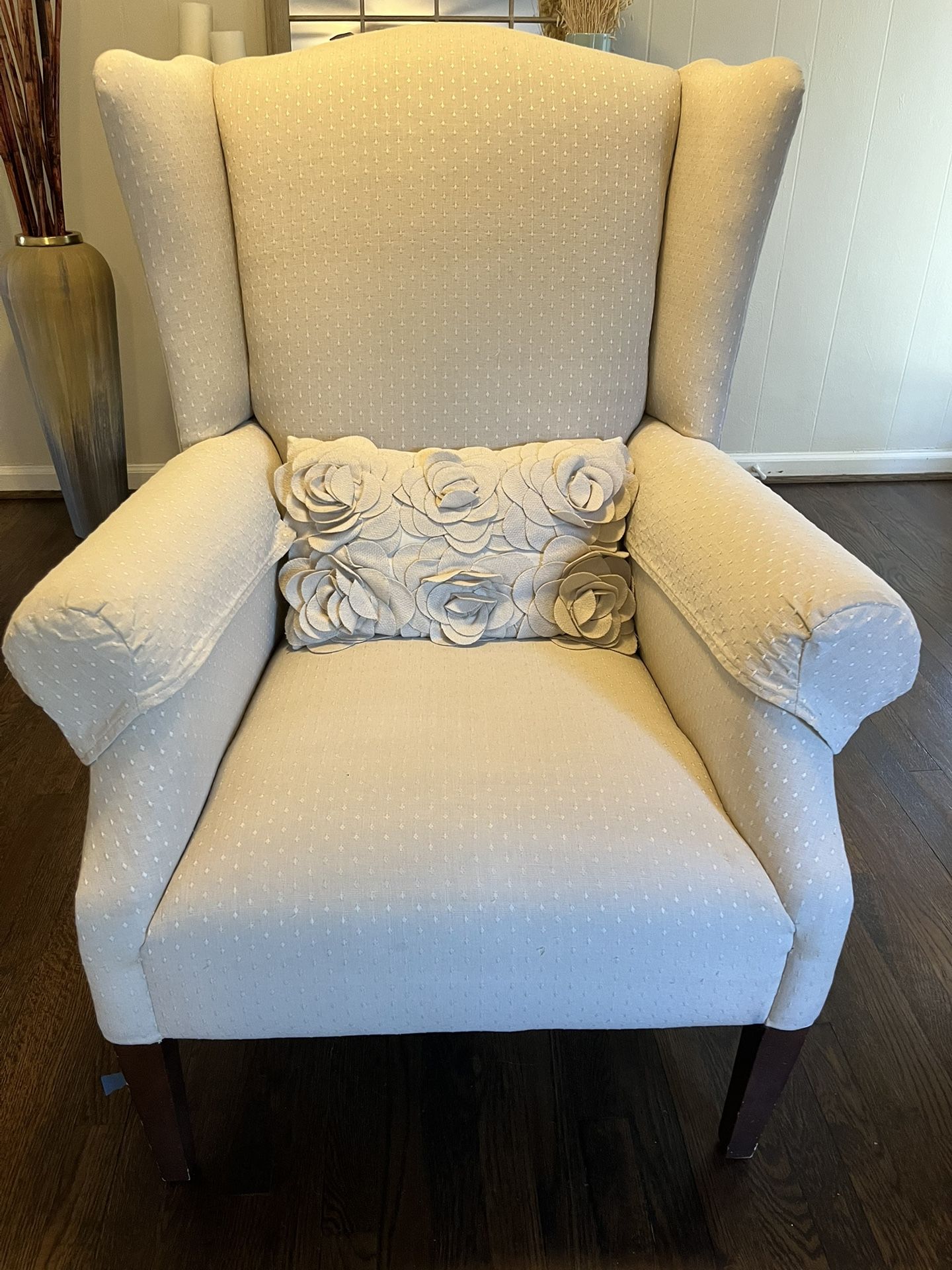 Upholstered Wingback chair