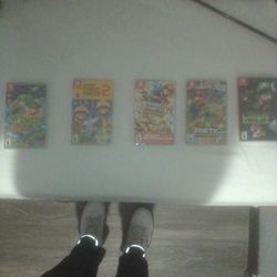 Mario Party, Luigi's Mansion 2, Super Mario Maker 2, Yoshis Crafted World, Mario Party Jamboree For Nintendo Switch 