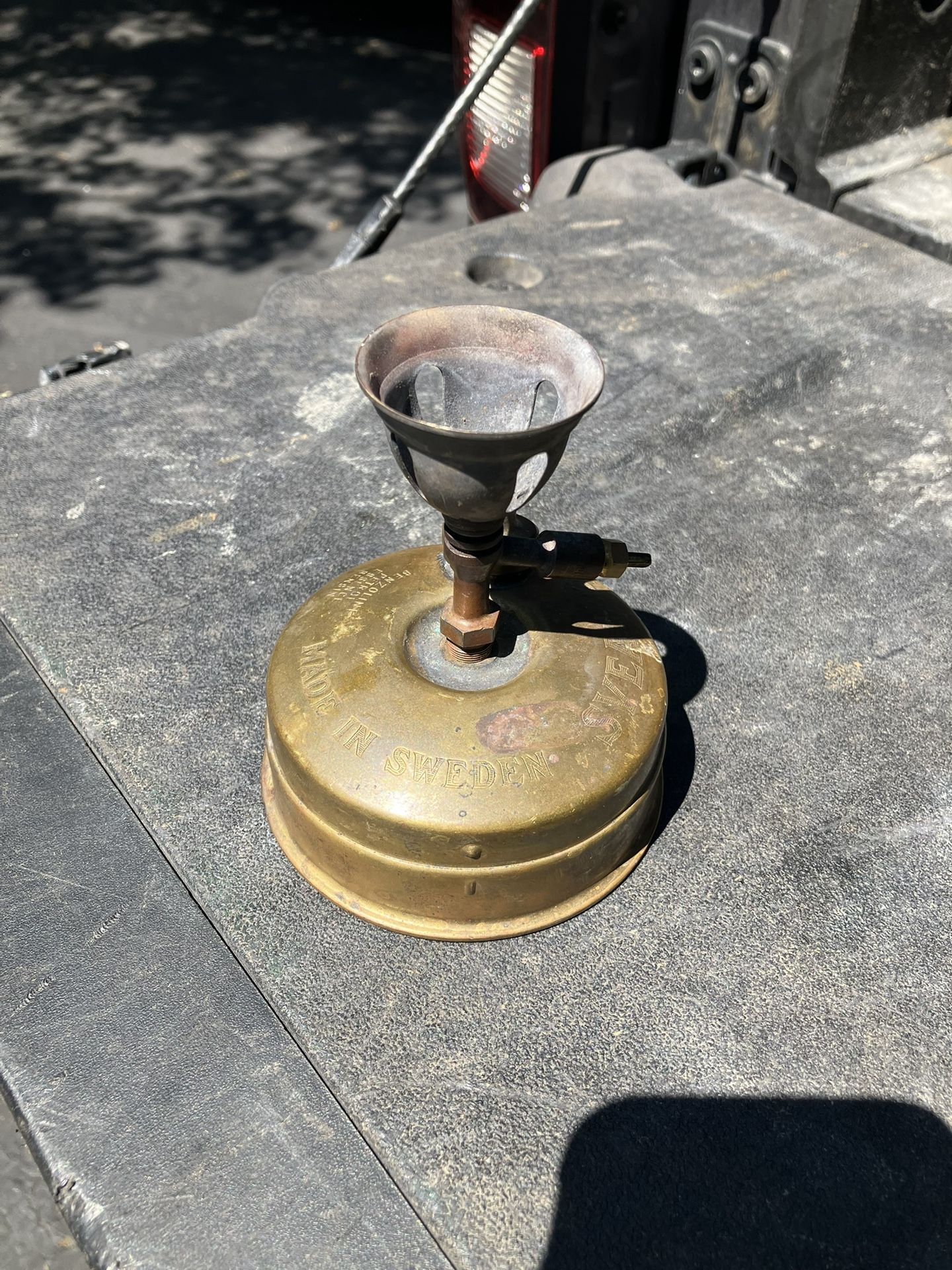 Vintage Svea 123 Camp Stove & Key Portable Pocket Backpacking Hiking Camping