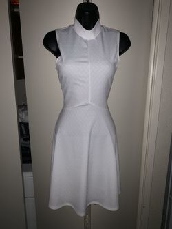 ‘NEW - ELEGANT WHITE DRESS - SIZE SMALL