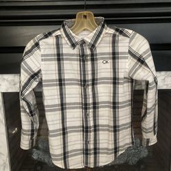 Boys Calvin Klein Dress Button Up Shirt 
