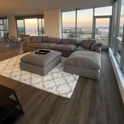 6 BRAND NEW GREY CLOUD SECTIONAL SAME DAY DELIVERY 