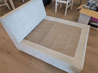 FREE Light Gray Upholstered Chair Frame No Cushion