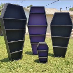 Custom Coffin Shelves