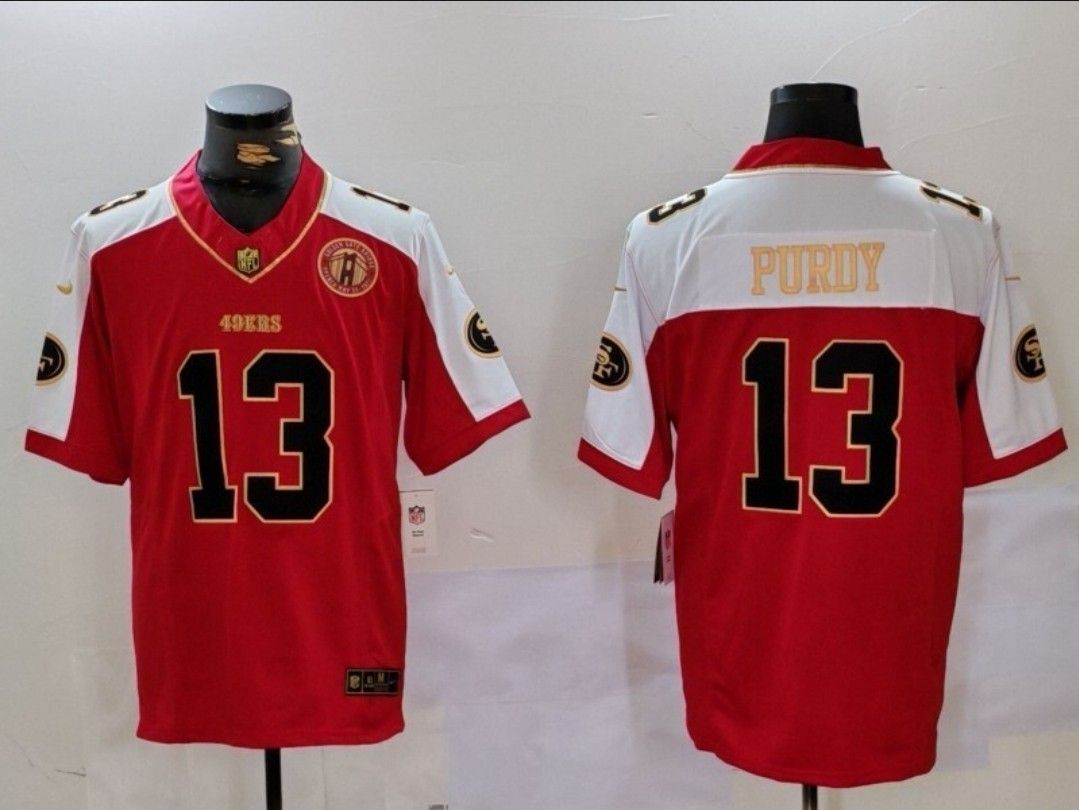 SAN FRANCISCO 49ERS STITCHED FOOTBALL JERSEY