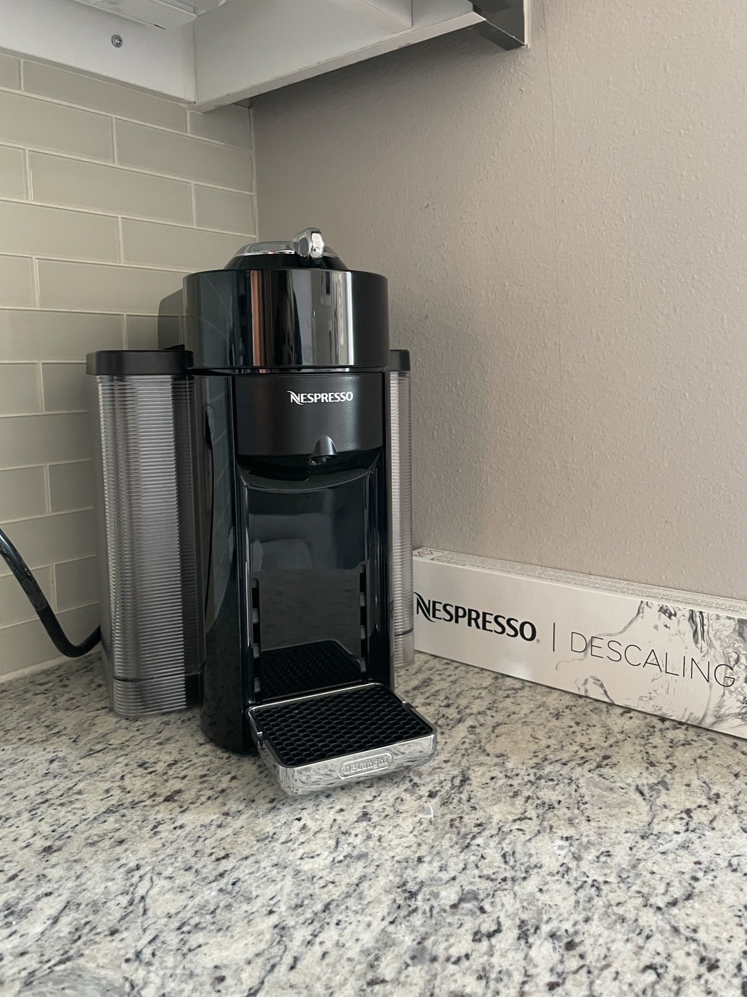 Nespresso by De'Longhi Graphite Metal Vertuo Coffee and Espresso