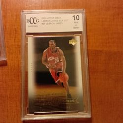 2003 Upper Deck LeBron James #24 BCCG Graded 10